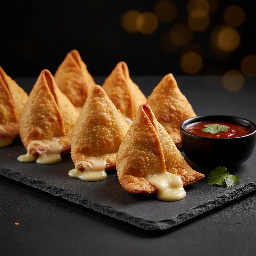 Chicken Cheese Samosa