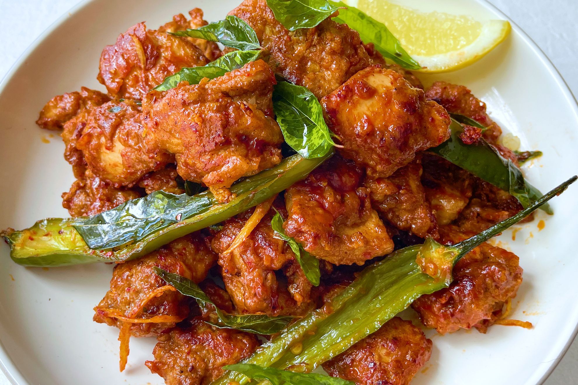 Chicken 65 — crispy, fiery South Indian classic